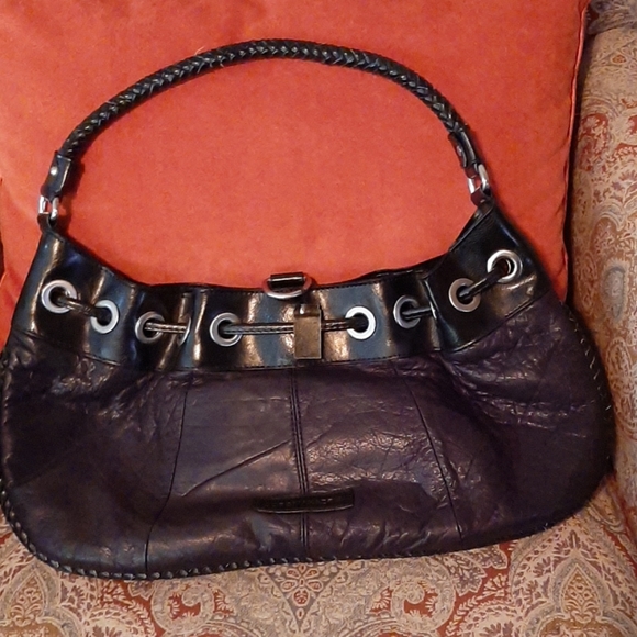 BCBG Ladies Black Leather Purse - Picture 2 of 2